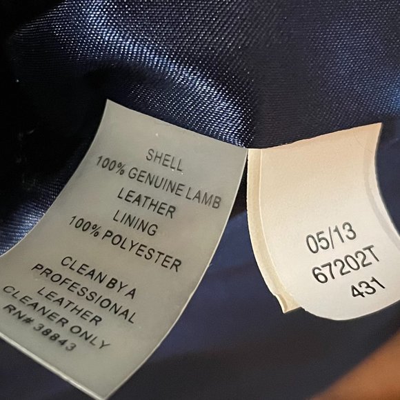 T Tahari Leather Jacket - Picture 8 of 8